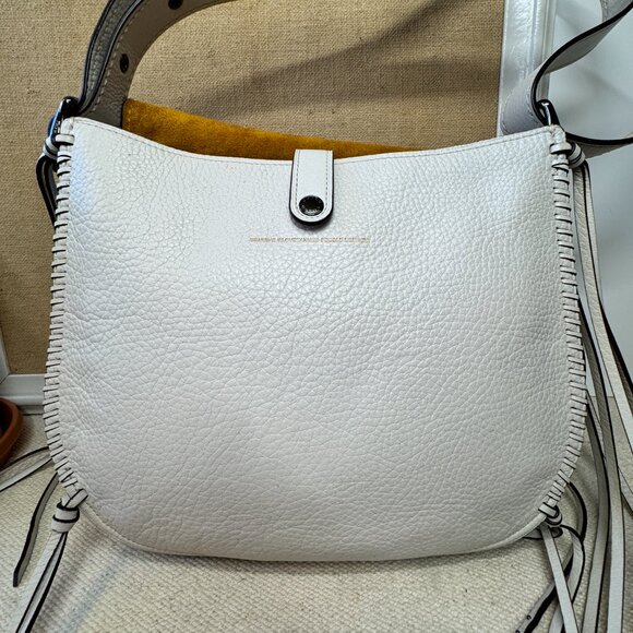 Coach 1941 Whiplash Saddle Bag Pebbled Glovetanned Leather Chalk Cleaned #38219 - Picture 9 of 16